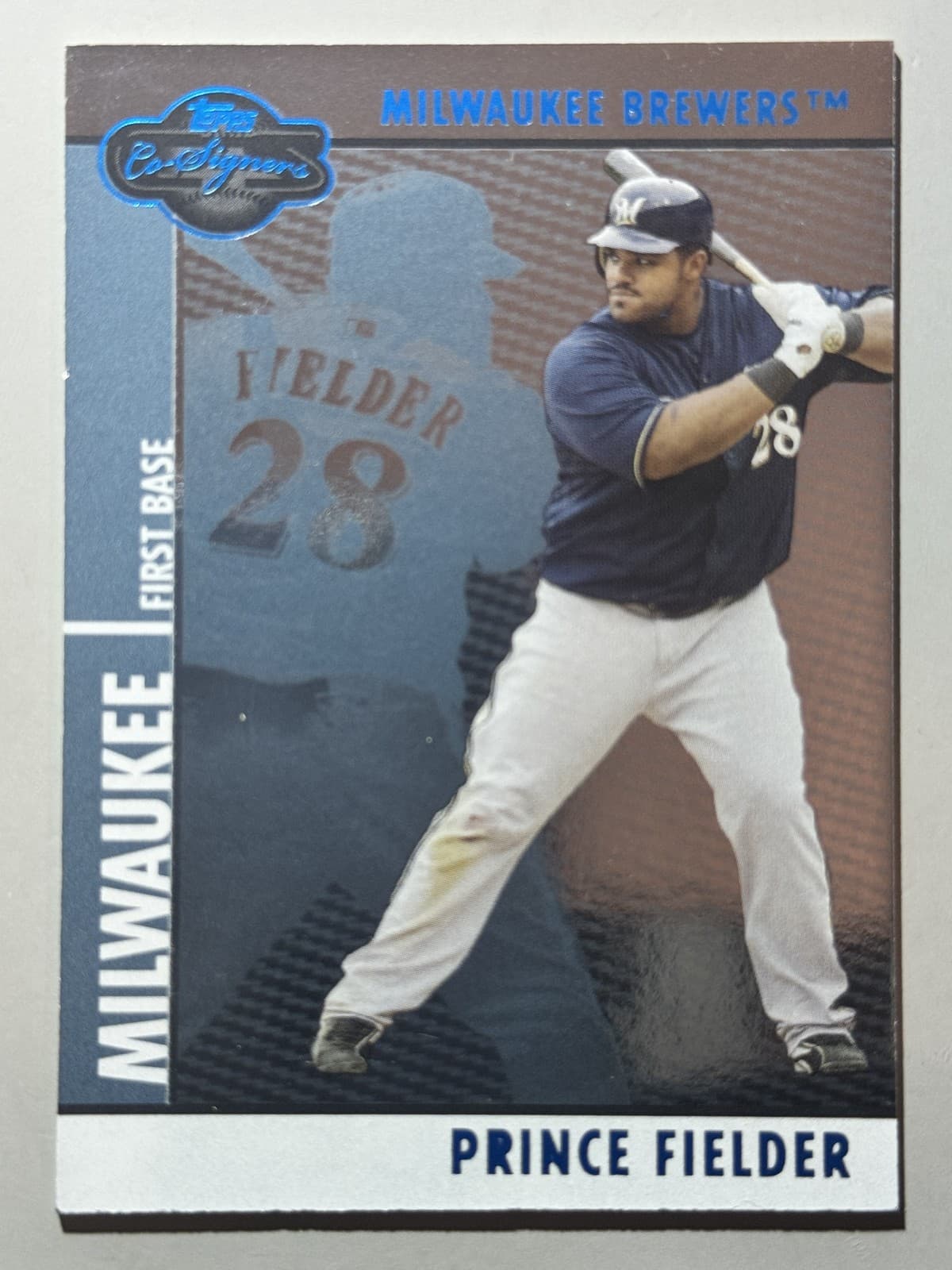 Prince Fielder Co 2008 Topps 2008 Topps blue-silver