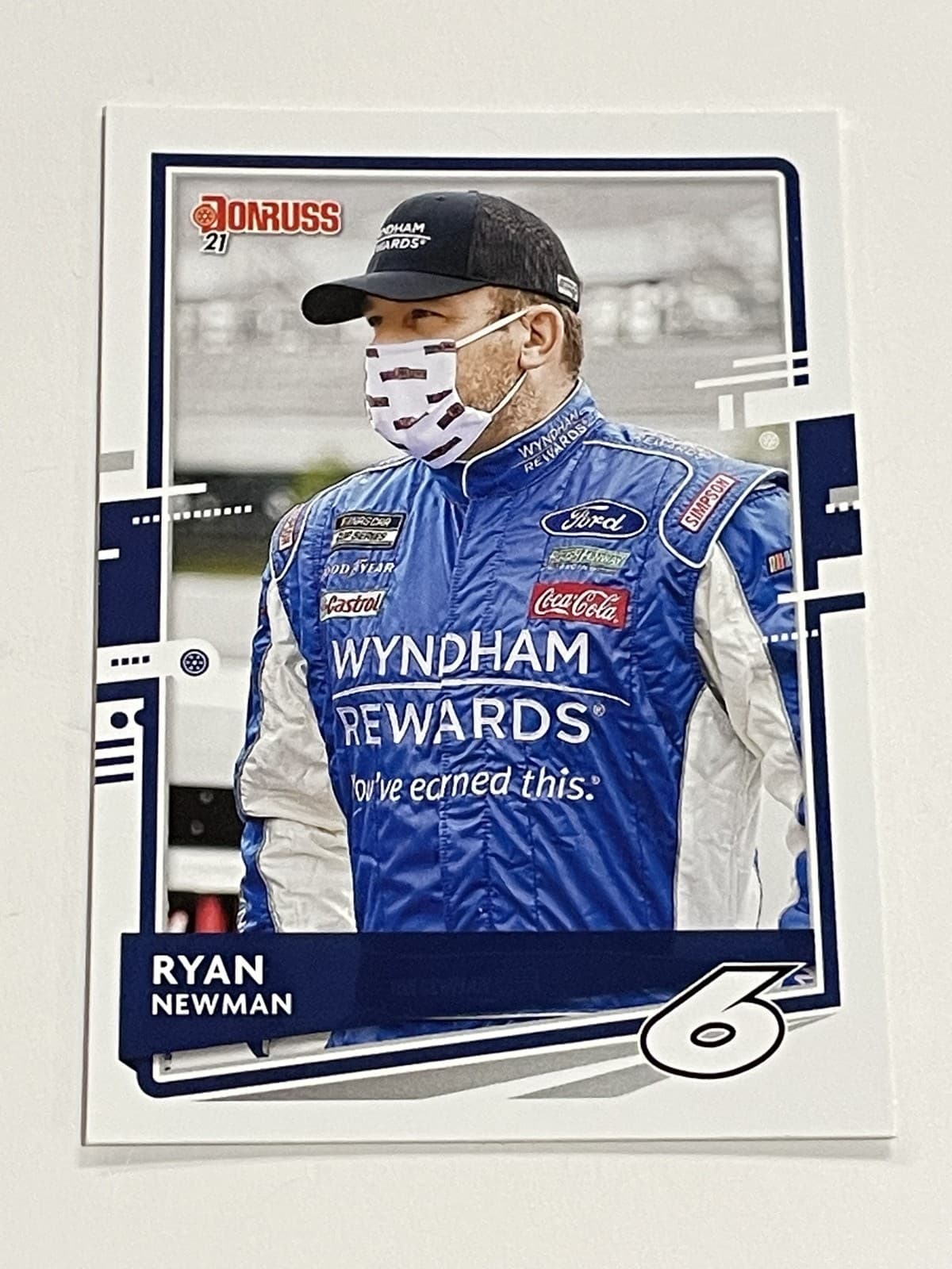 Ryan Newman trading card