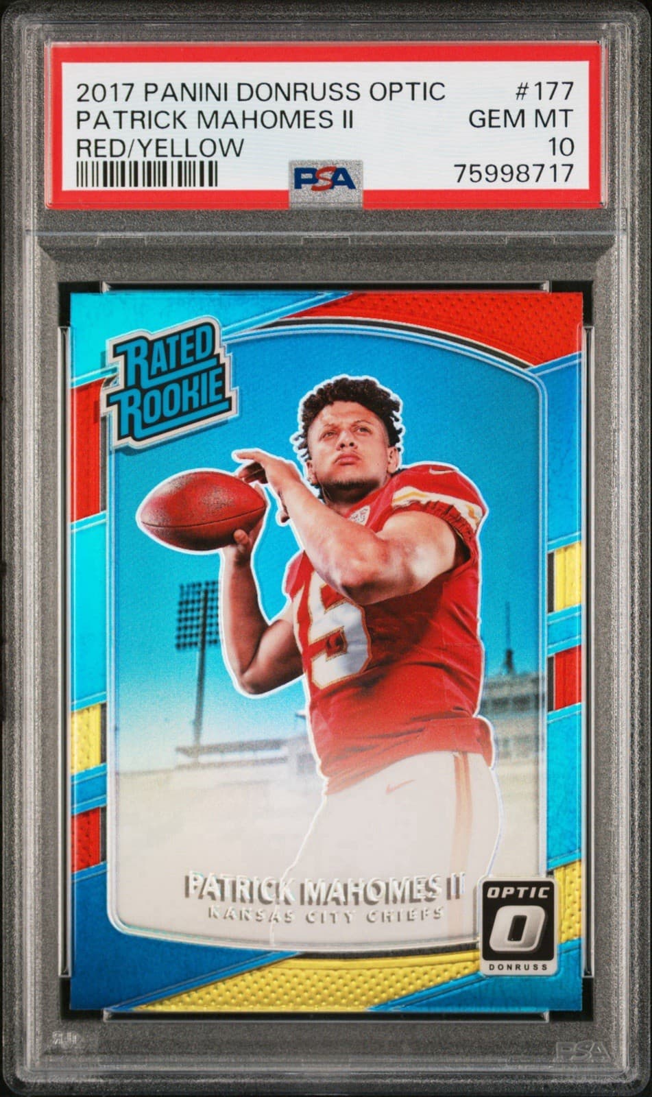 PATRICK MAHOMES II DONRUSS OPT 2017 Panini 2017 Panini