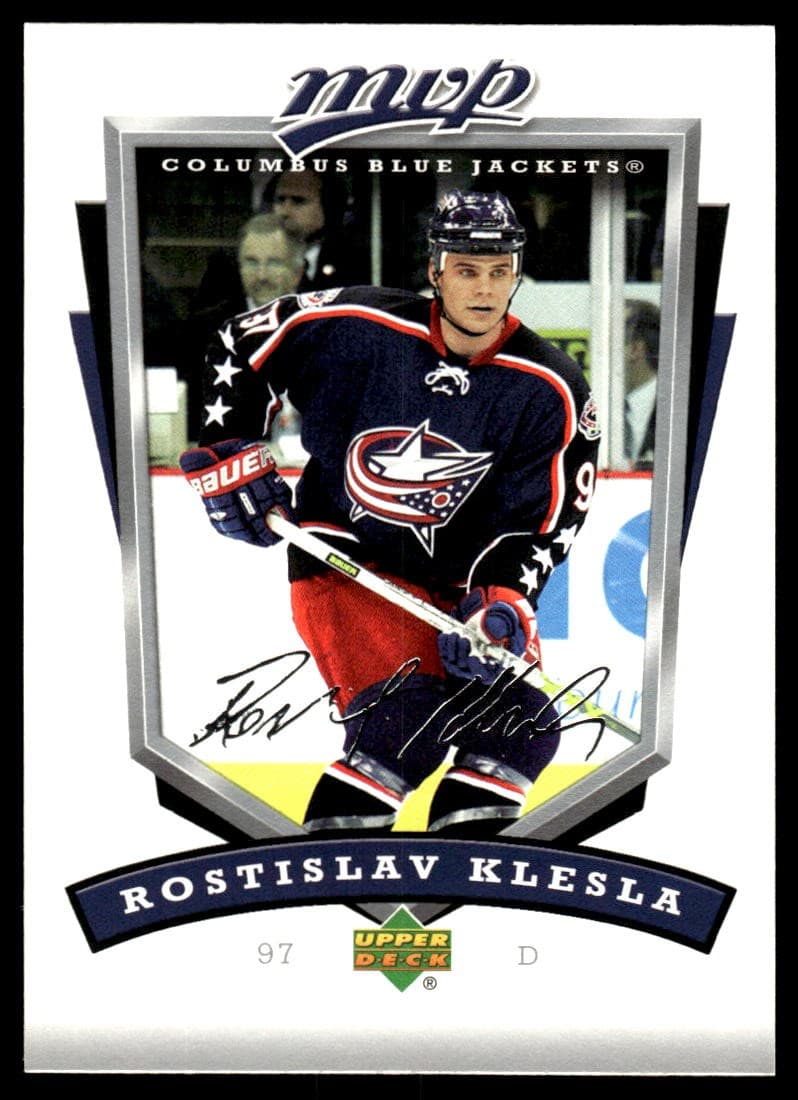 Rostislav Klesla Columbus 2006 Upper Deck 2006 Upper Deck