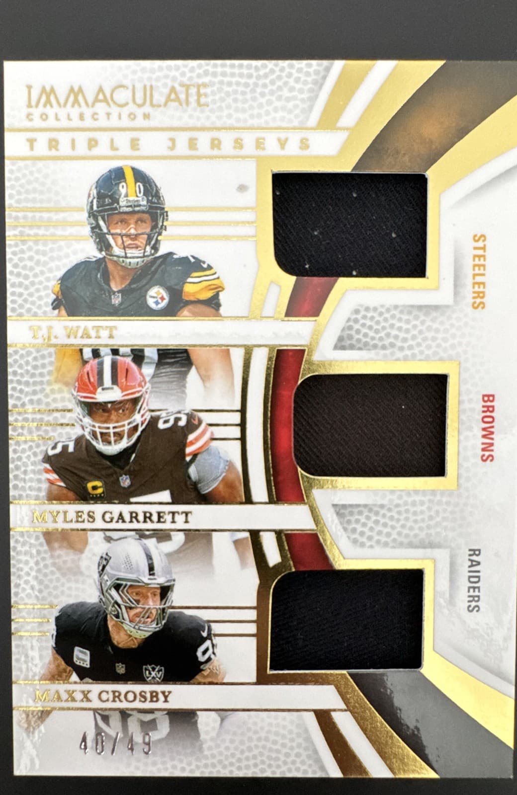 Immaculate Triple Jerseys 2025 Panini Immaculate 2025 Panini Immaculate