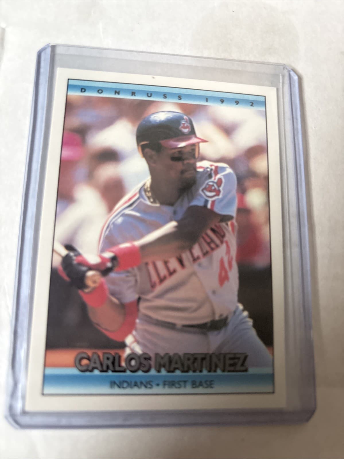 Carlos Martinez Cleveland 1992 Donruss