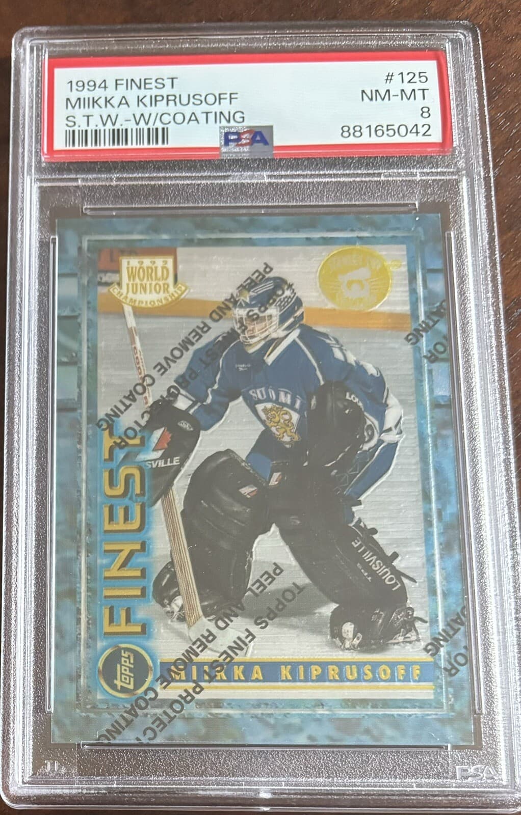 Miikka Kiprusoff trading card