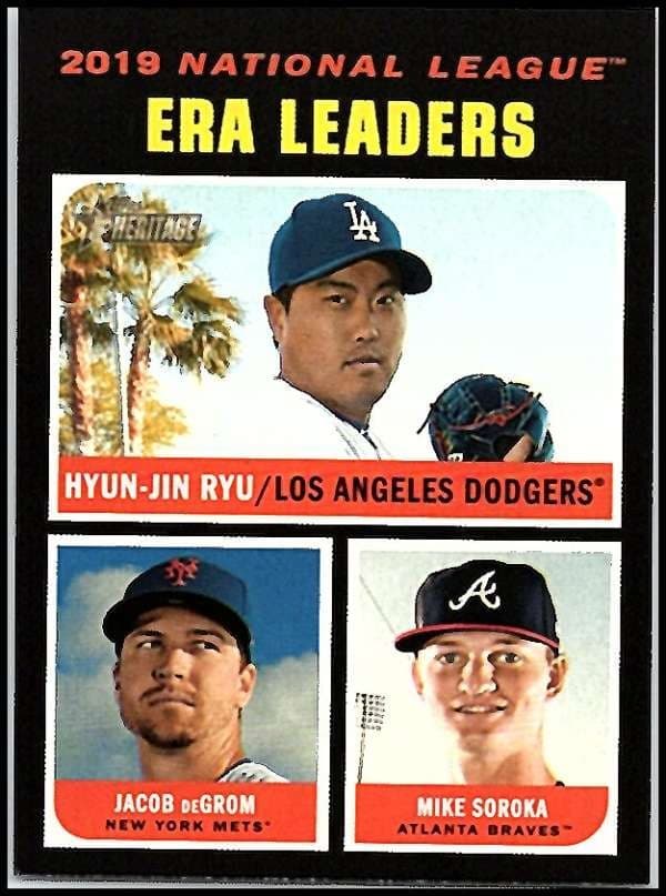 MIKE SOROKA/JACOB DEGROM/HYUN- 2020 Topps Heritage