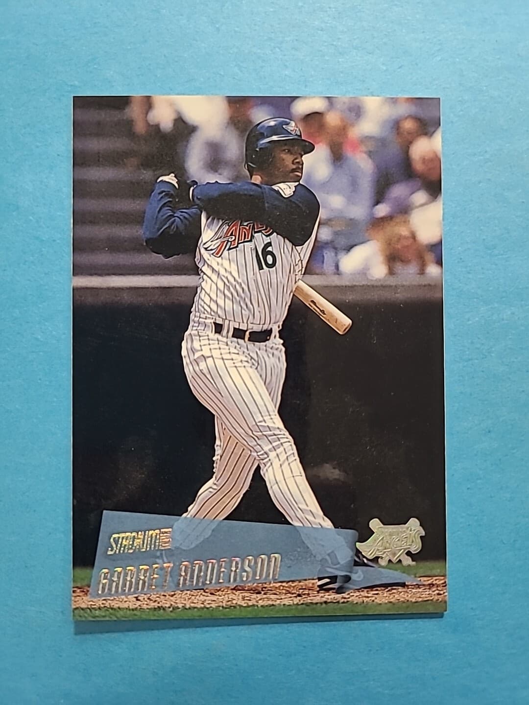 GARRET ANDERSON BASEBALL # 55 2000 Topps Stadium Club 2000 Topps Stadium Club
