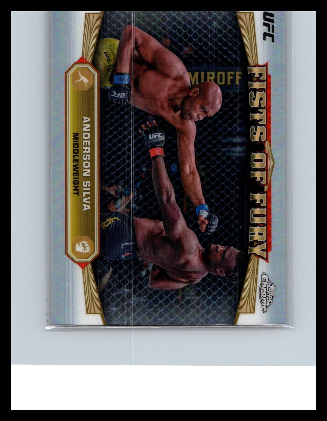 Anderson Silva Fists 2024 Topps Chrome 2024 Topps Chrome