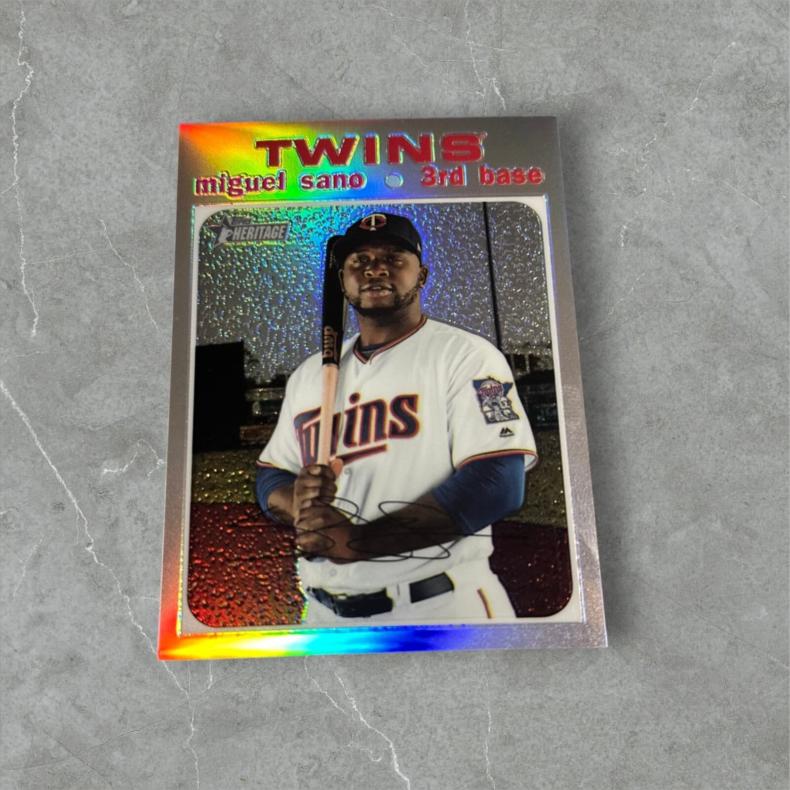 Miguel San 2020 Topps Heritage 2020 Topps Heritage refractor