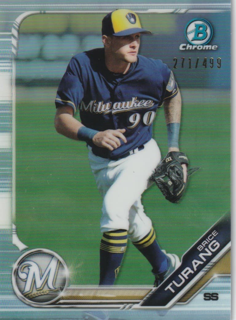 Prospects BRICE TURANG /499 2019 Bowman Chrome 2019 Bowman Chrome