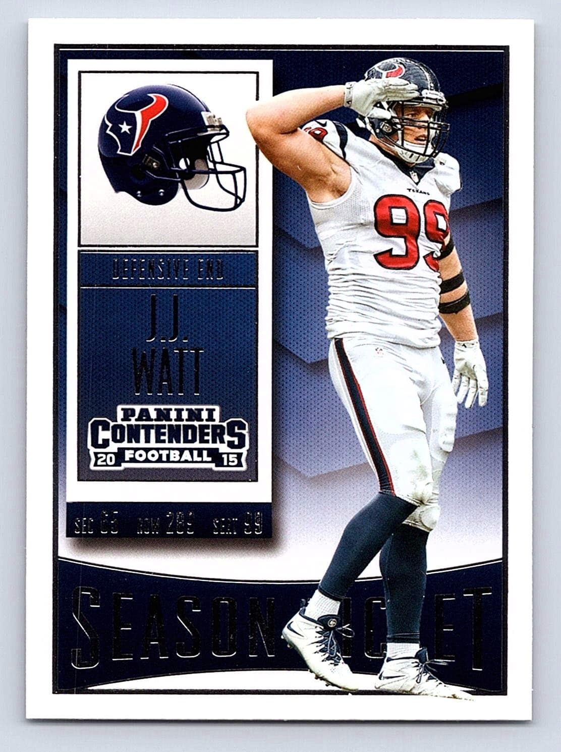 J.J. Watt 2015 Panini Contenders 2015 Panini Contenders