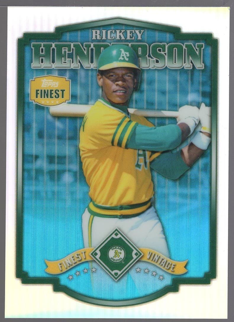 Vintage Rickey Henderson 2014 Topps Finest