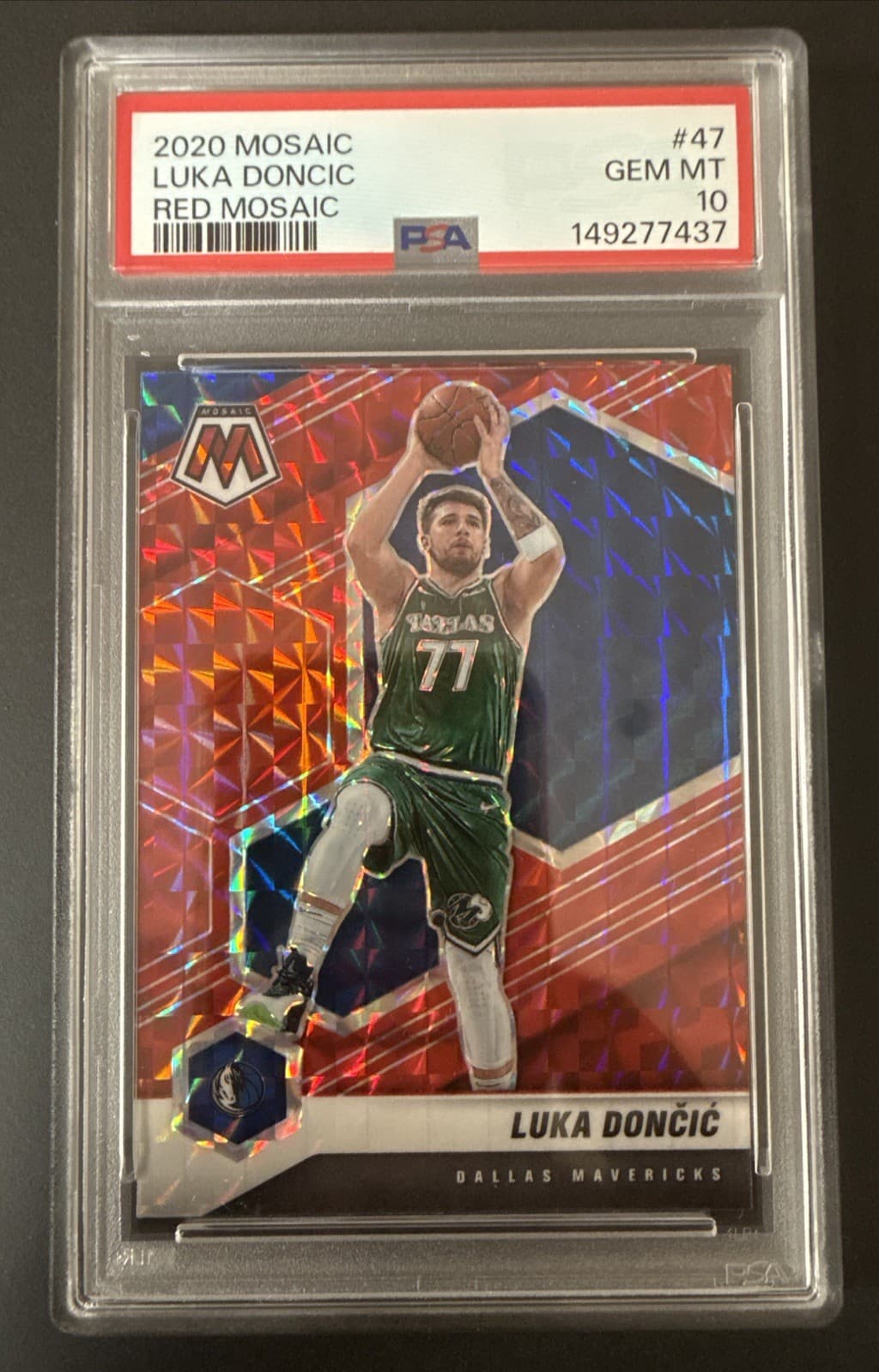 Luka Doncic Red 2020 Panini Mosaic 2020 Panini Mosaic