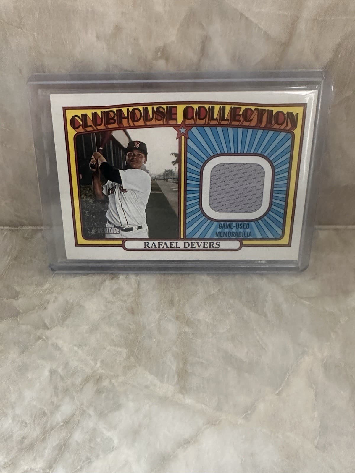 Clubhouse Collection Relics 2021 Topps Heritage