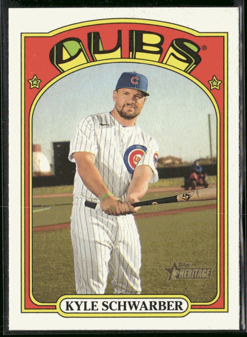 Kyle Schwarber Chicago 2021 Topps Heritage 2021 Topps Heritage