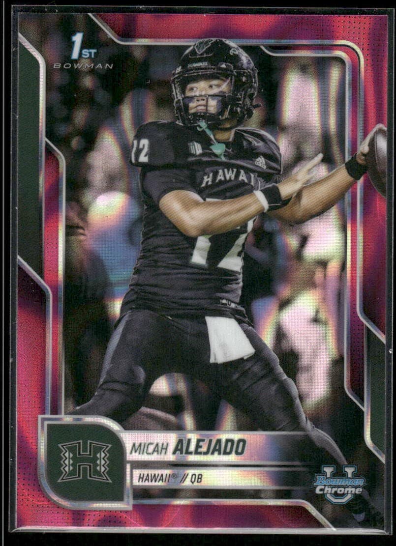 Micah Alejado trading card