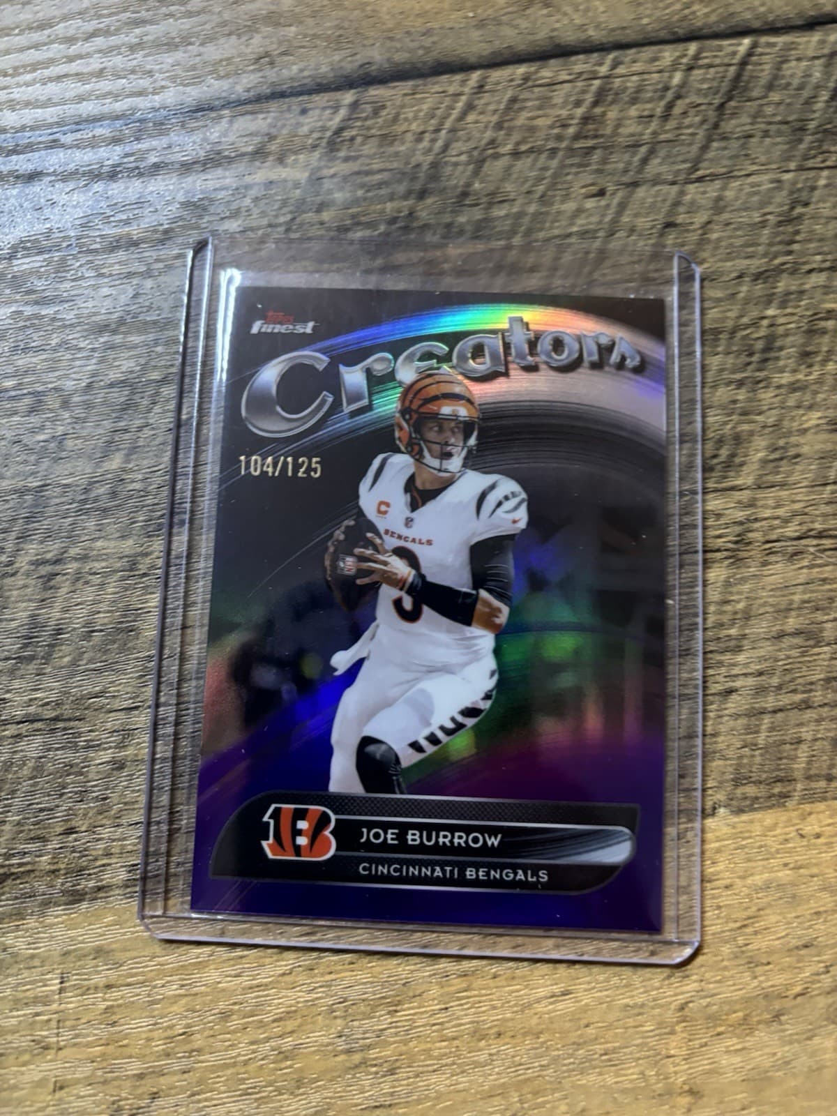 Football Joe Burrow 2025 Topps Finest 2025 Topps Finest