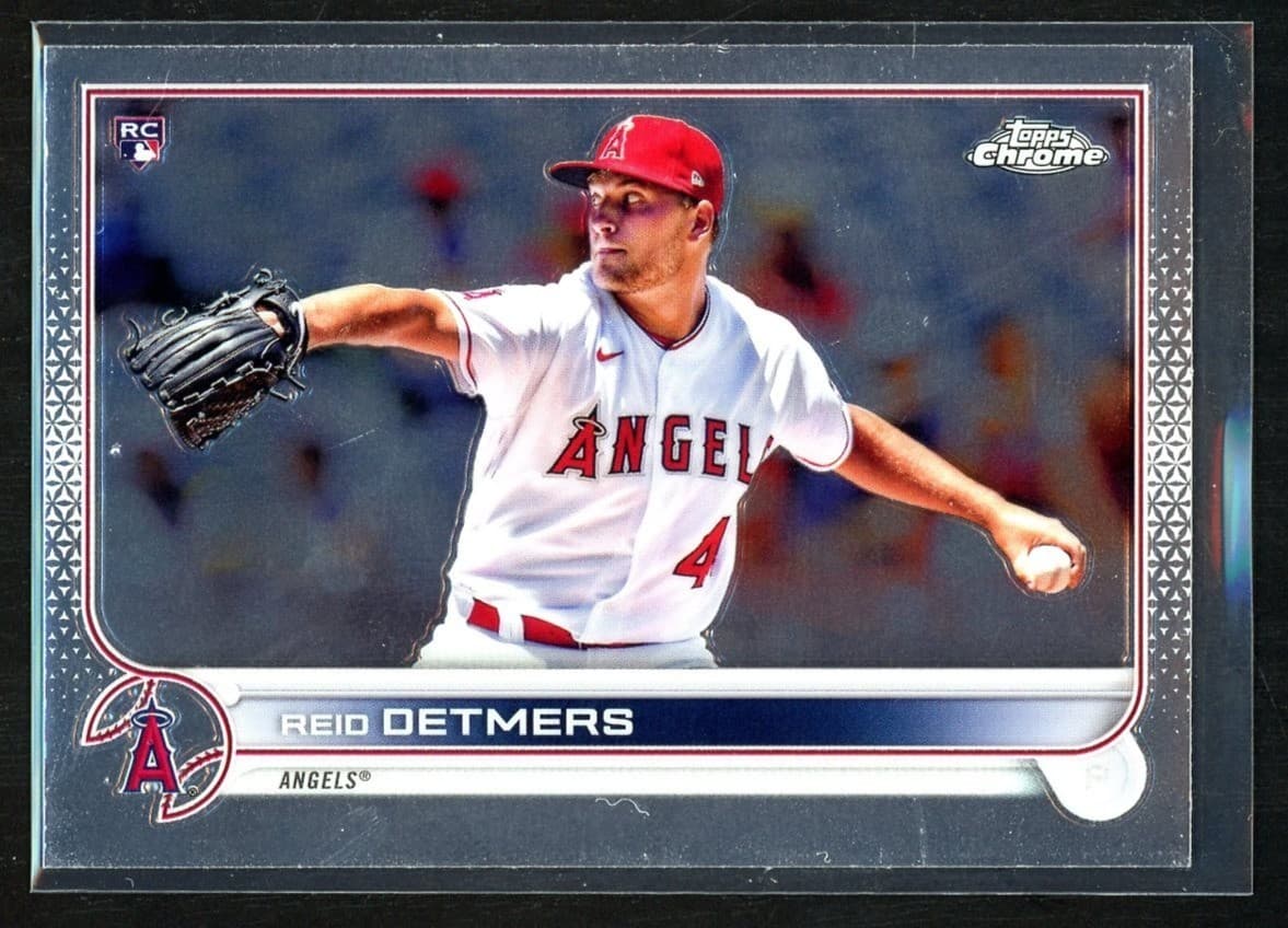 Reid Detmers Angels 2022 Topps Chrome 2022 Topps Chrome