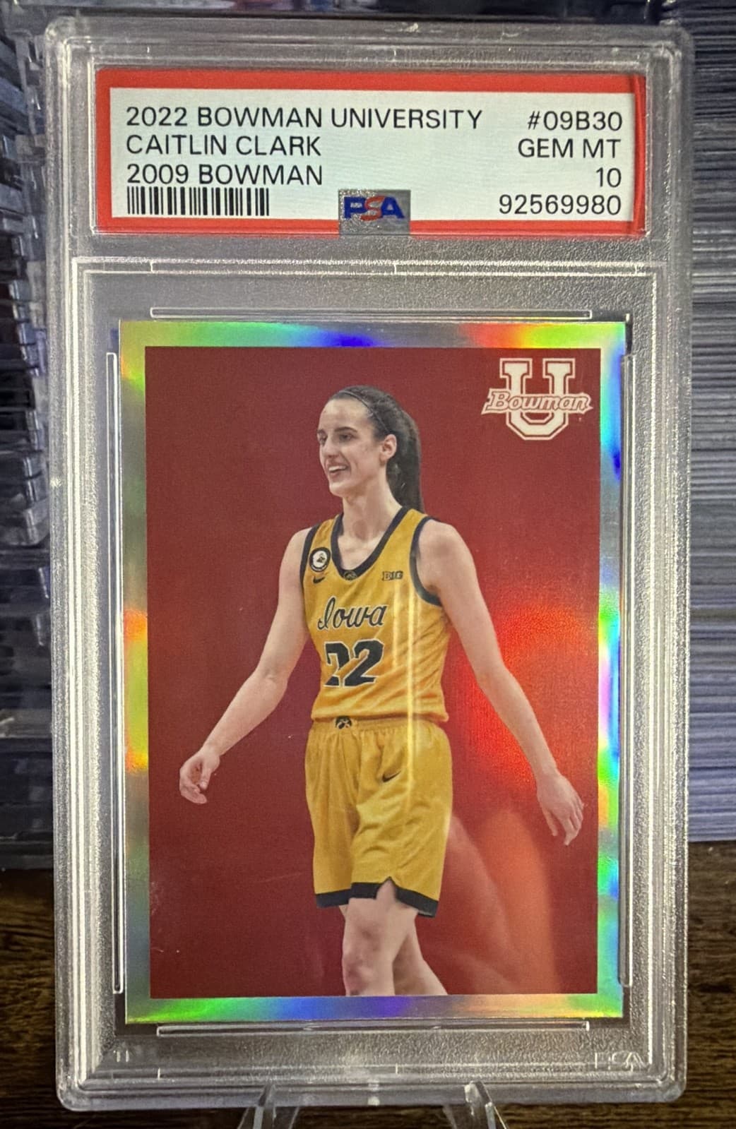 University Caitlin Clark 2022 Bowman