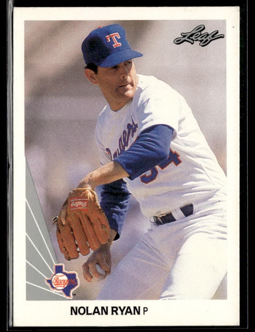 Nolan Ryan Baseball 1990 Leaf 1990 Leaf
