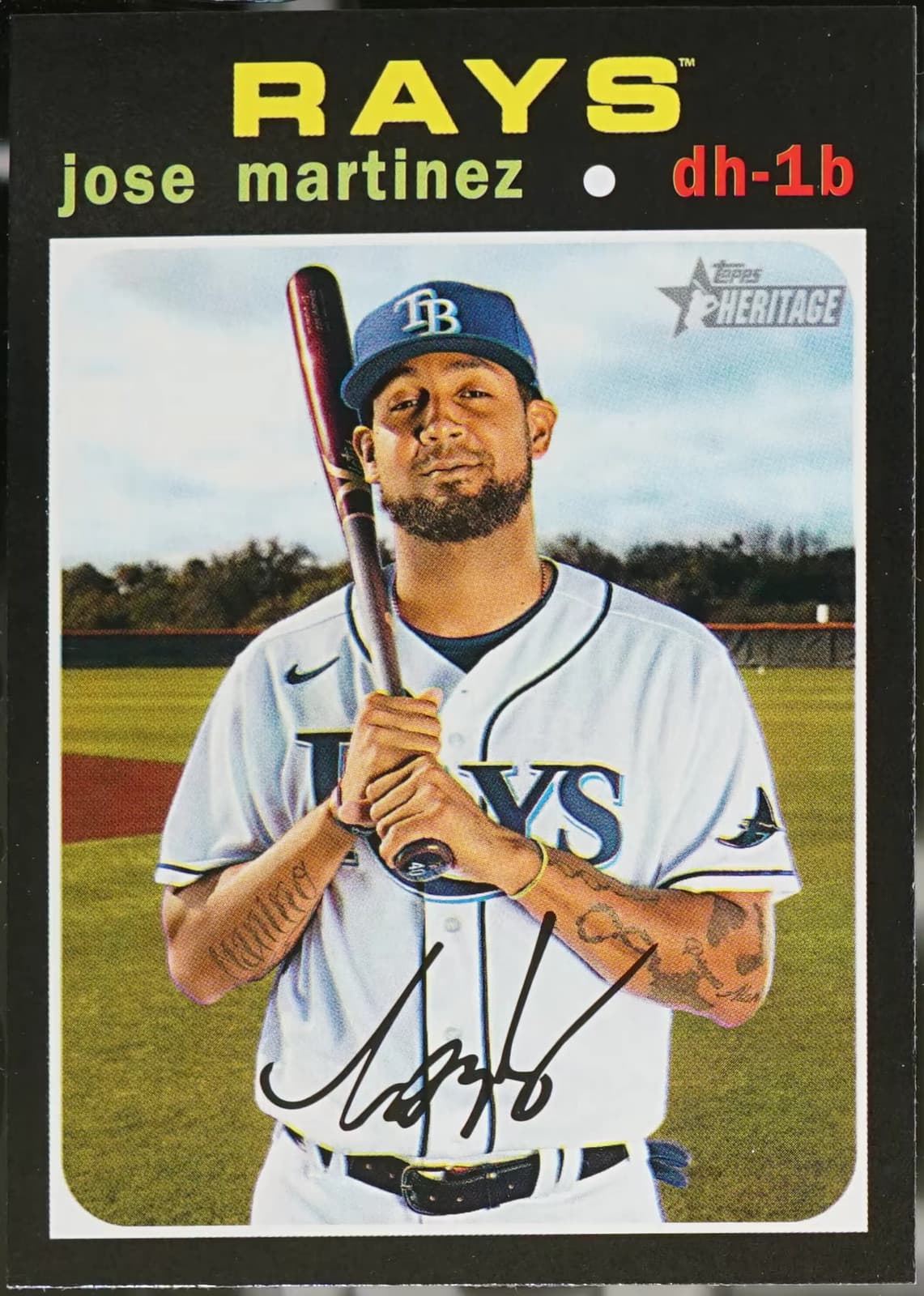 Baseball Jose Martinez 2020 Topps Heritage 2020 Topps Heritage