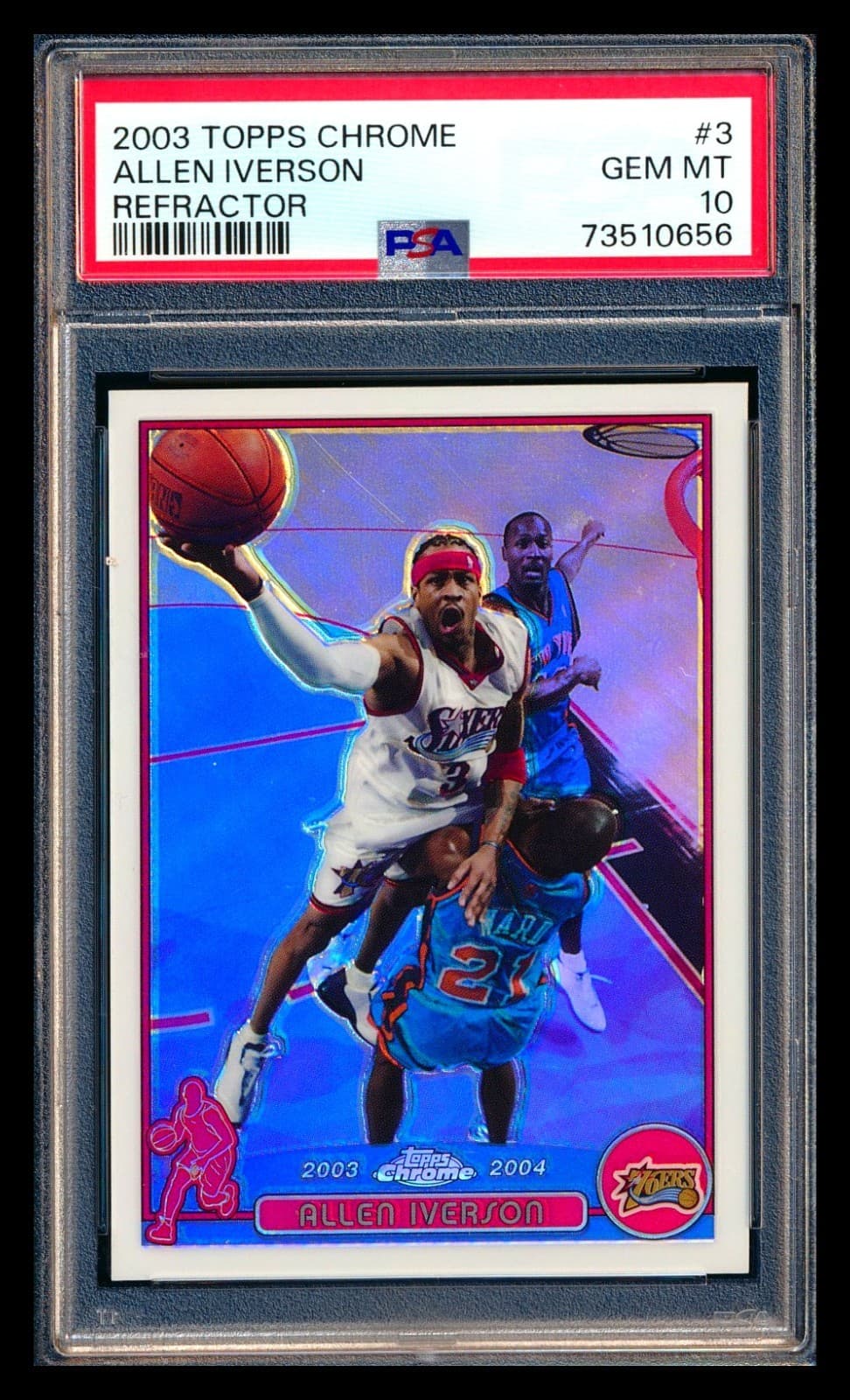 -04 ALLEN IVERSON 76ERS HOF RA 2003 Topps Chrome 2003 Topps Chrome