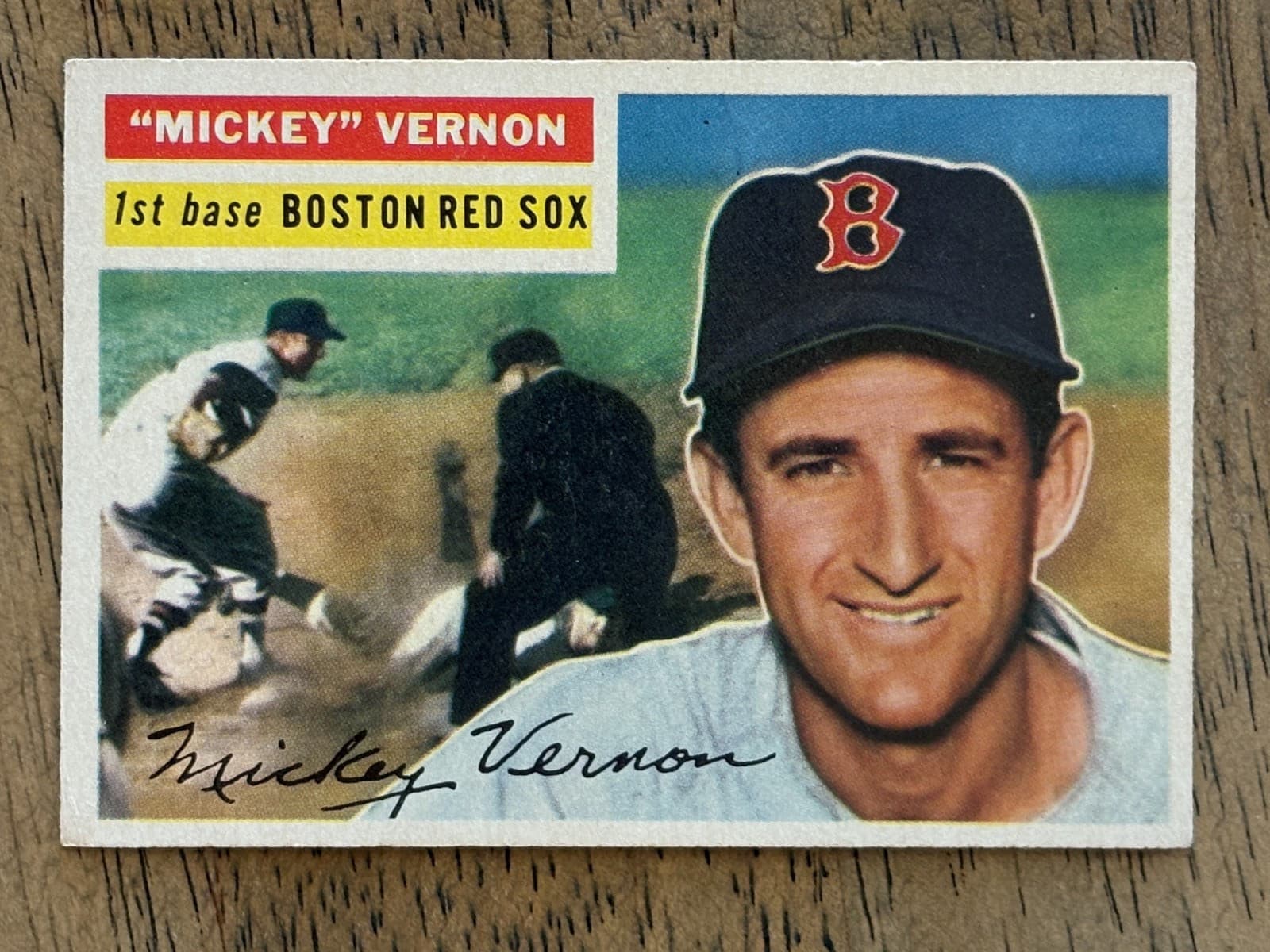 Mickey Vernon Baseball 1956 Topps