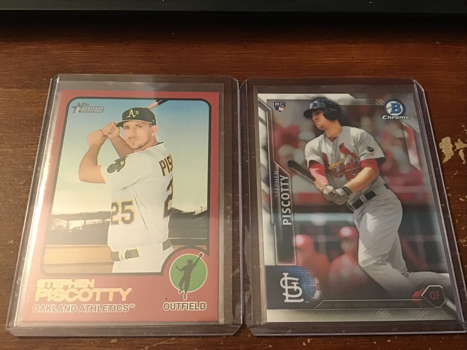 Stephen Piscotty Red 2022 Topps Heritage 2022 Topps Heritage