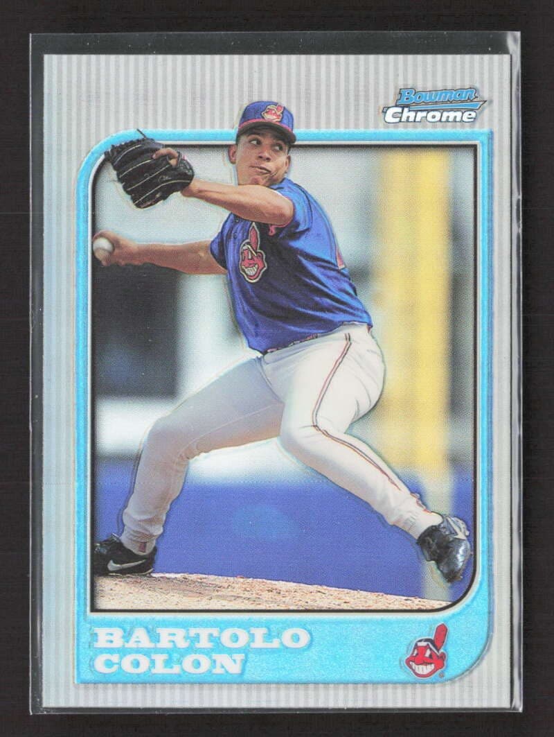 Bartolo Colon Cleveland 1997 Bowman Chrome 1997 Bowman Chrome refractor