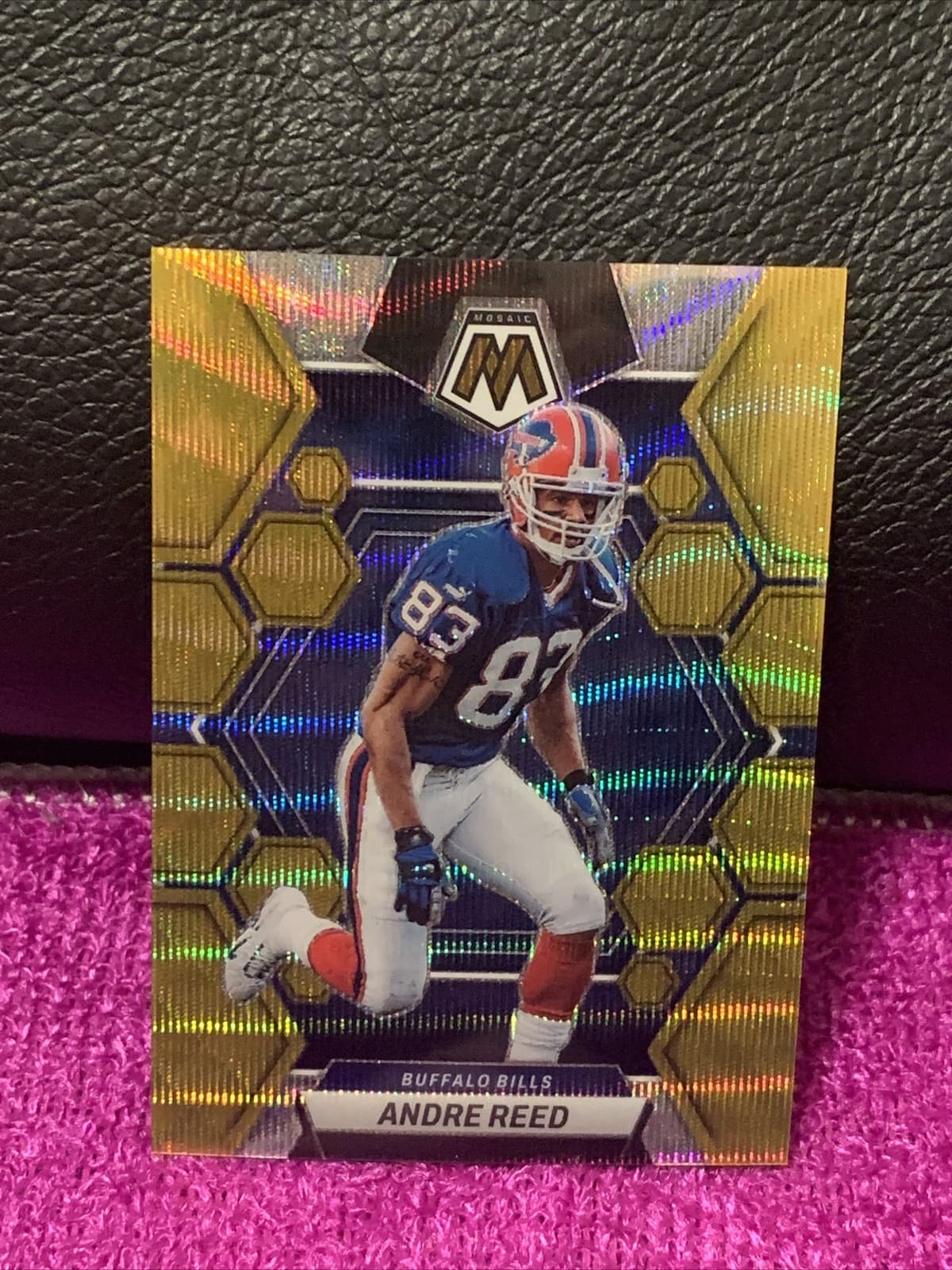 FOOTBALL ANDRE REED ASIA GOLD 2023 Panini Mosaic