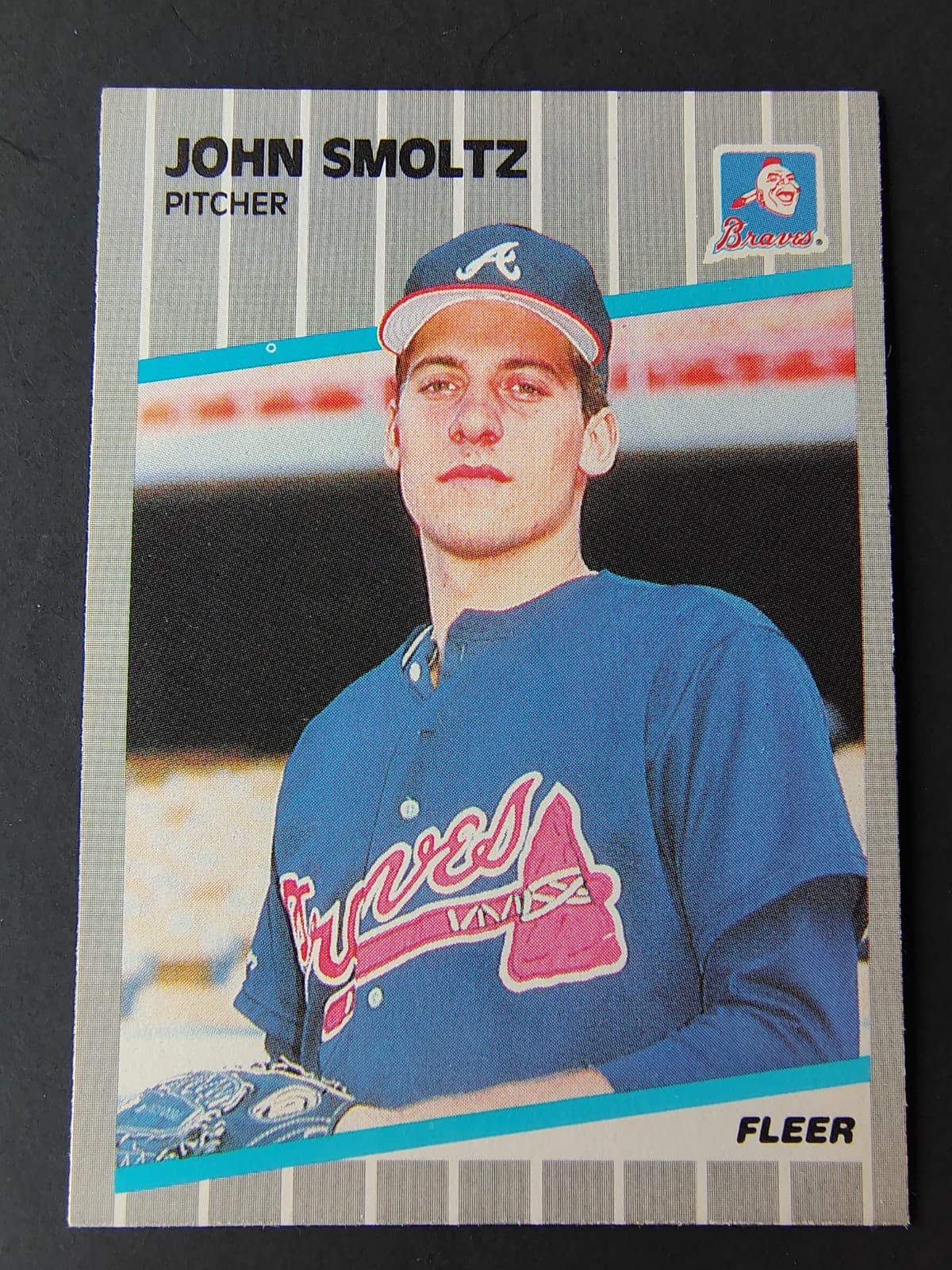 John Smoltz 1989 Fleer