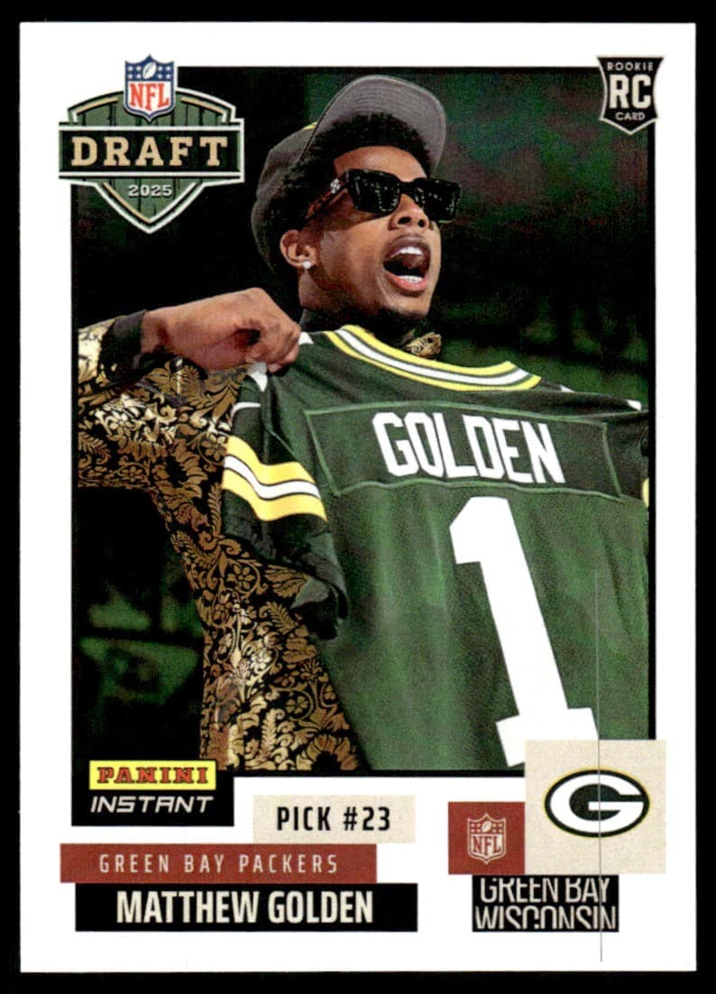 Matthew Golden Instant 2025 Panini 2025 Panini