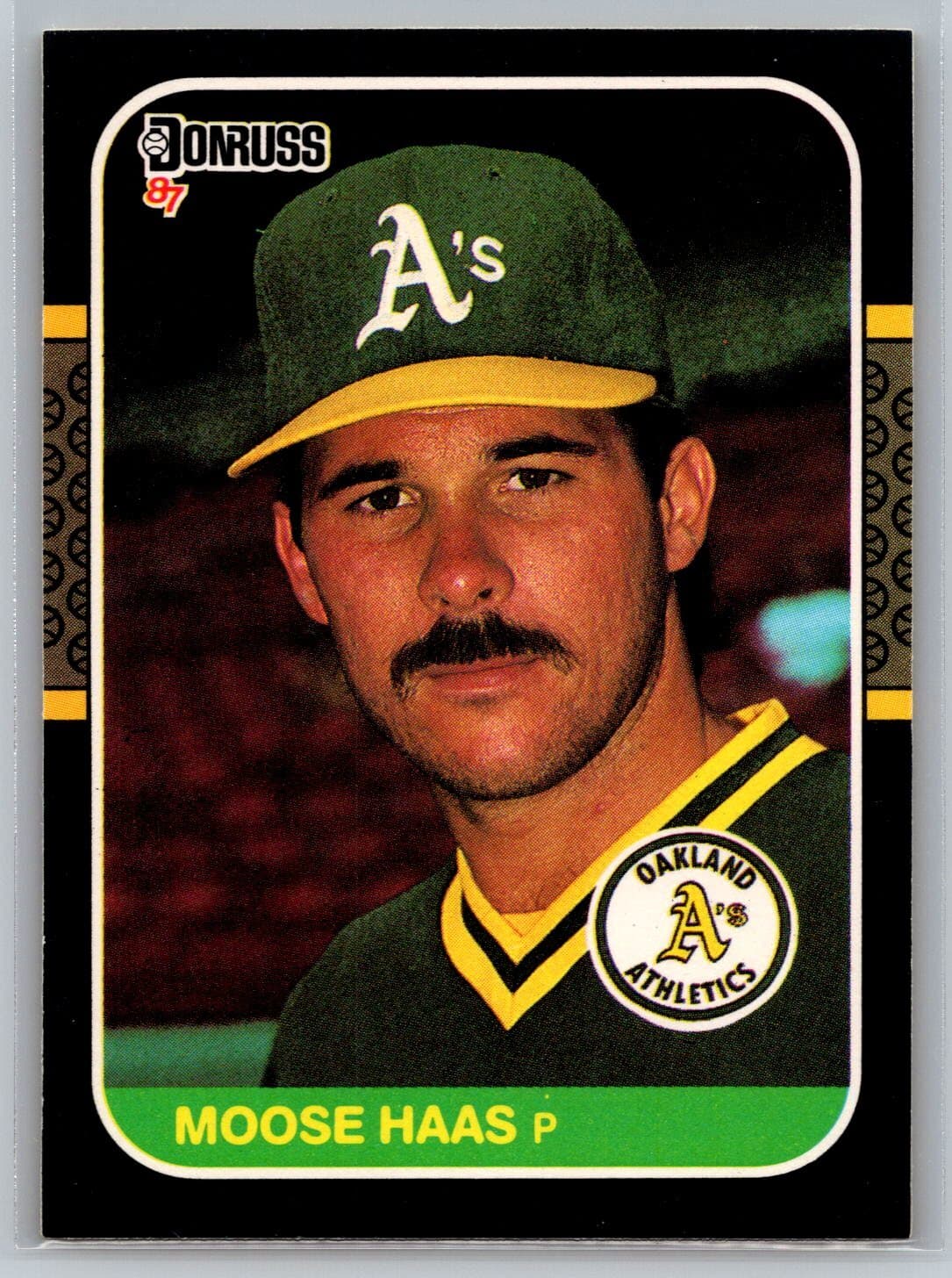 Baseball Moose Haas 1987 Donruss 1987 Donruss