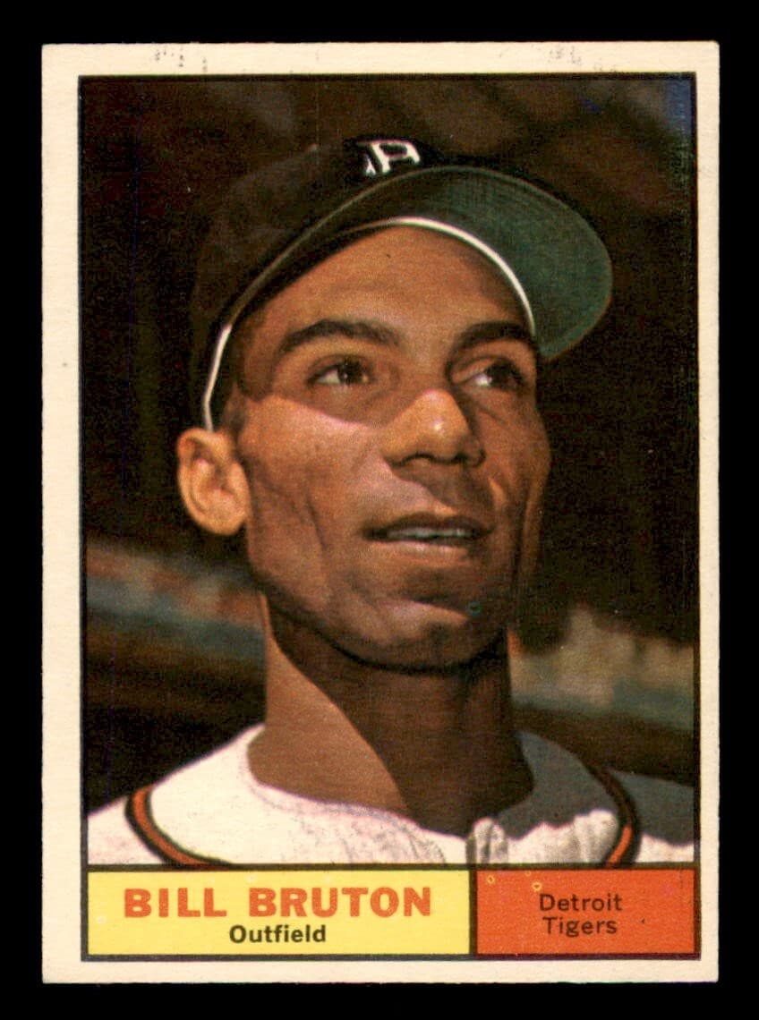 Baseball Bill Bruton 1961 Topps