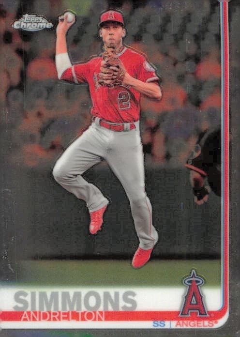 Andrelton Simmons Los 2019 Topps Chrome