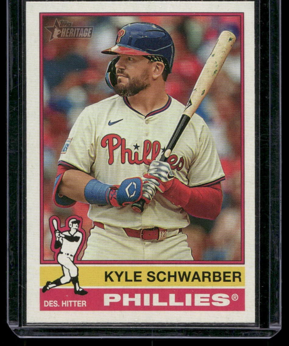 Kyle Schwarber 2025 Topps Heritage 2025 Topps Heritage
