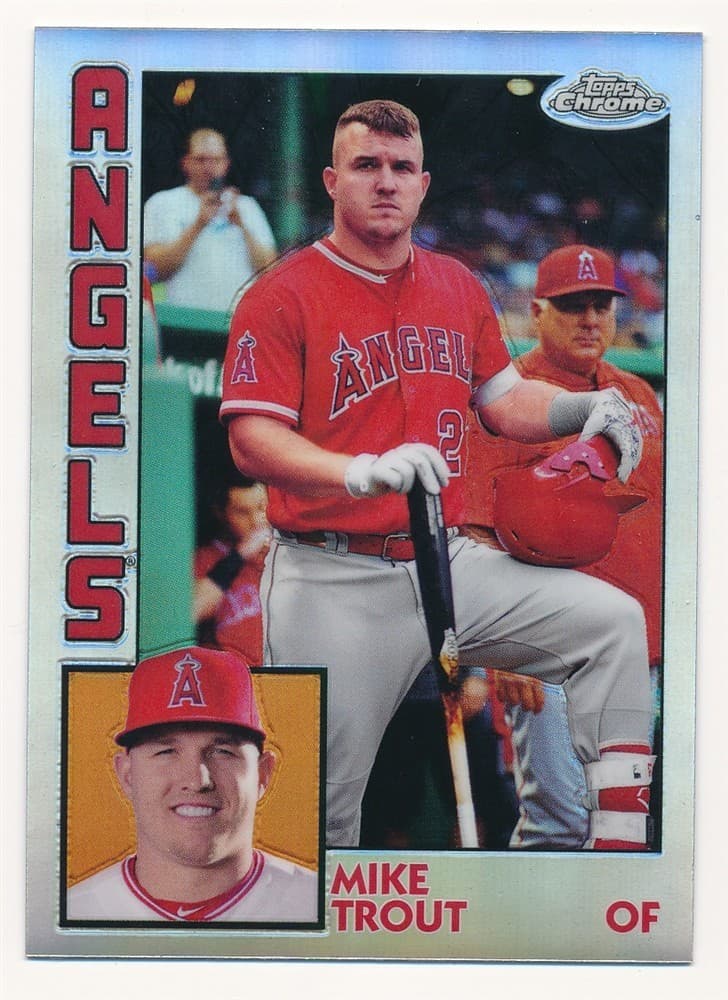 MIKE TROUT -17 LOS ANGELES ANG 2019 Topps Chrome