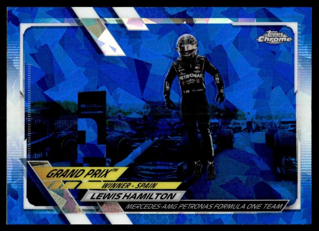Sapphire Lewis Hamilton 2021 Topps Chrome 2021 Topps Chrome