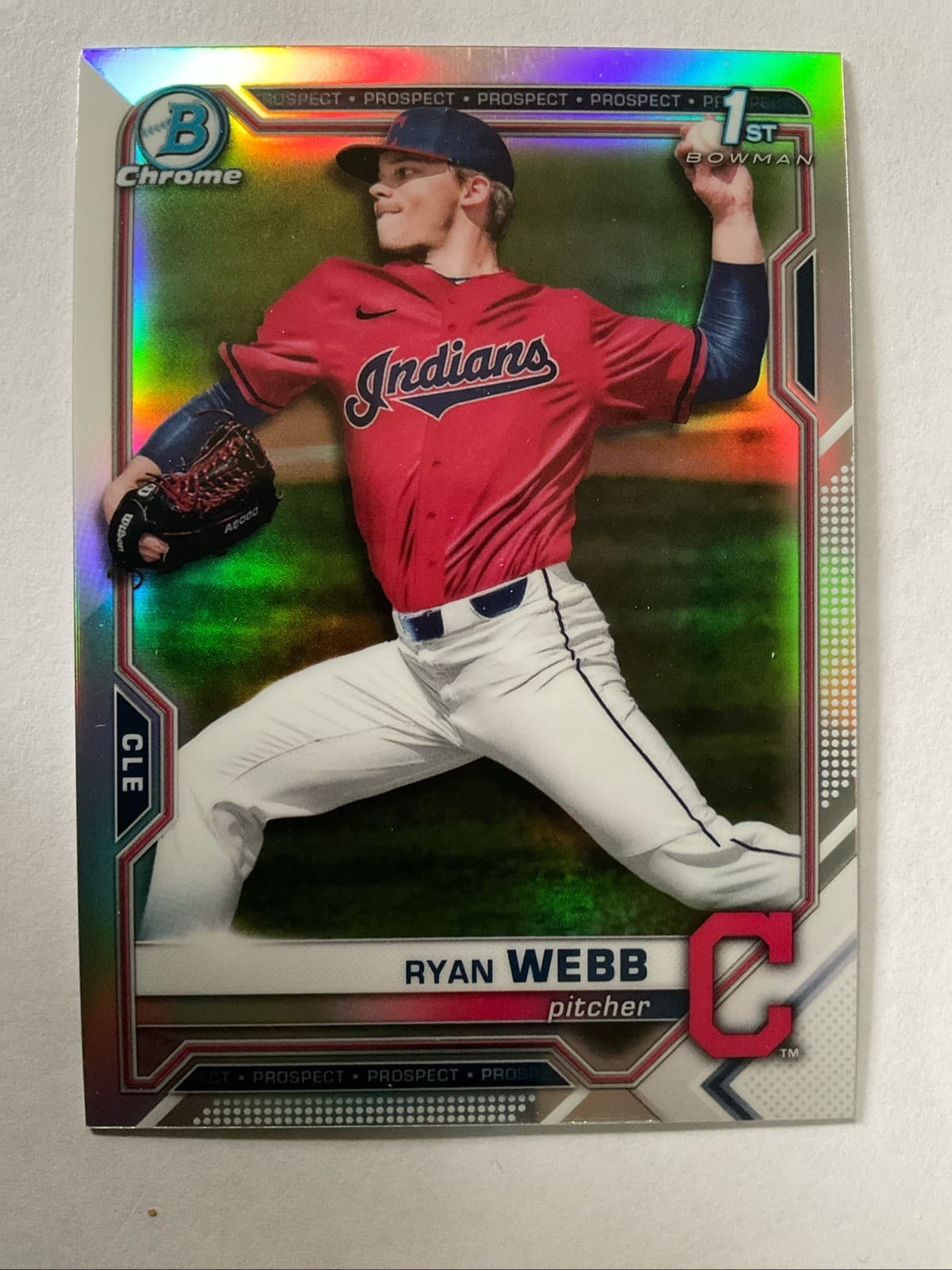 Draft RYAN WEBB 1st Bowman GUA 2021 Bowman Chrome 2021 Bowman Chrome