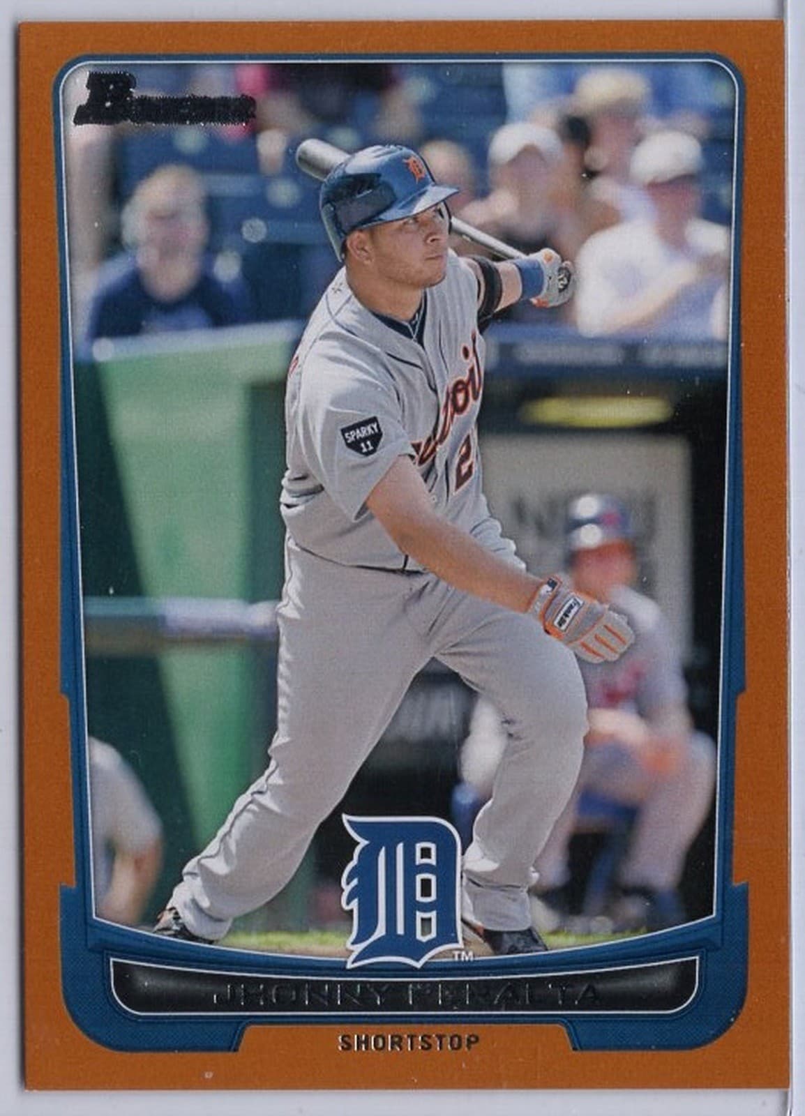 Orange Jhonny Peralta 2012 Bowman 2012 Bowman orange