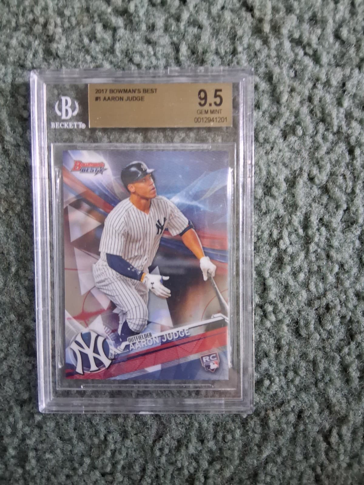 Aaron Judge trading card