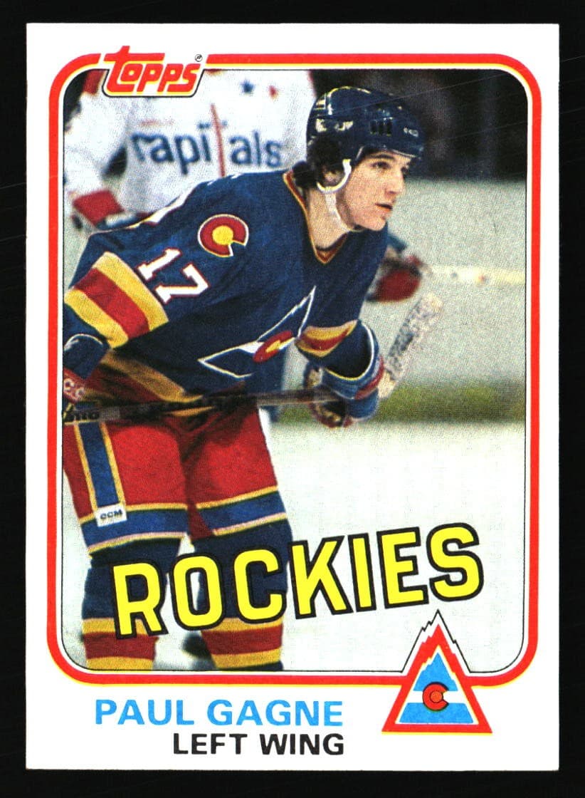 Paul Gagne 1981 Topps 1981 Topps