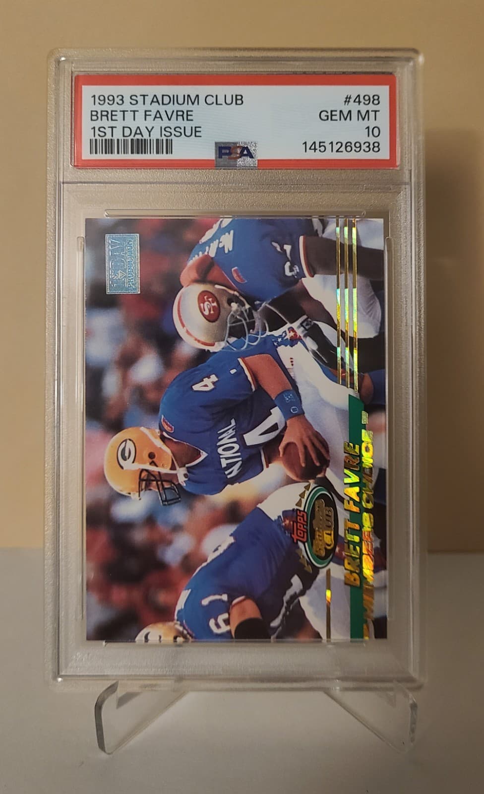 Brett Favre 1993 Topps Stadium Club