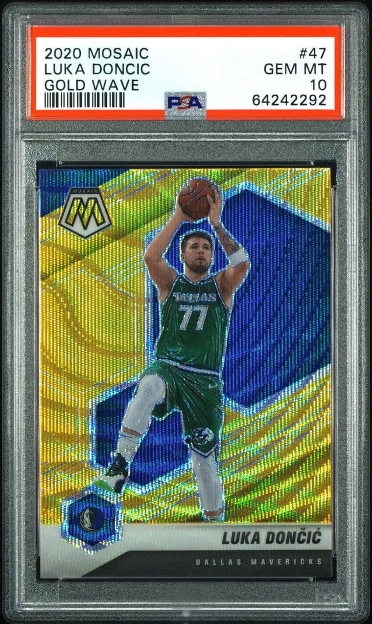 Luka Doncic Gold 2020 Panini Mosaic 2020 Panini Mosaic