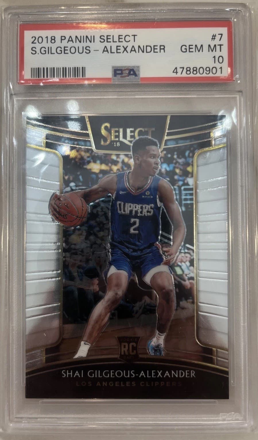 Shai Gilgeous 2018 Panini Select 2018 Panini Select