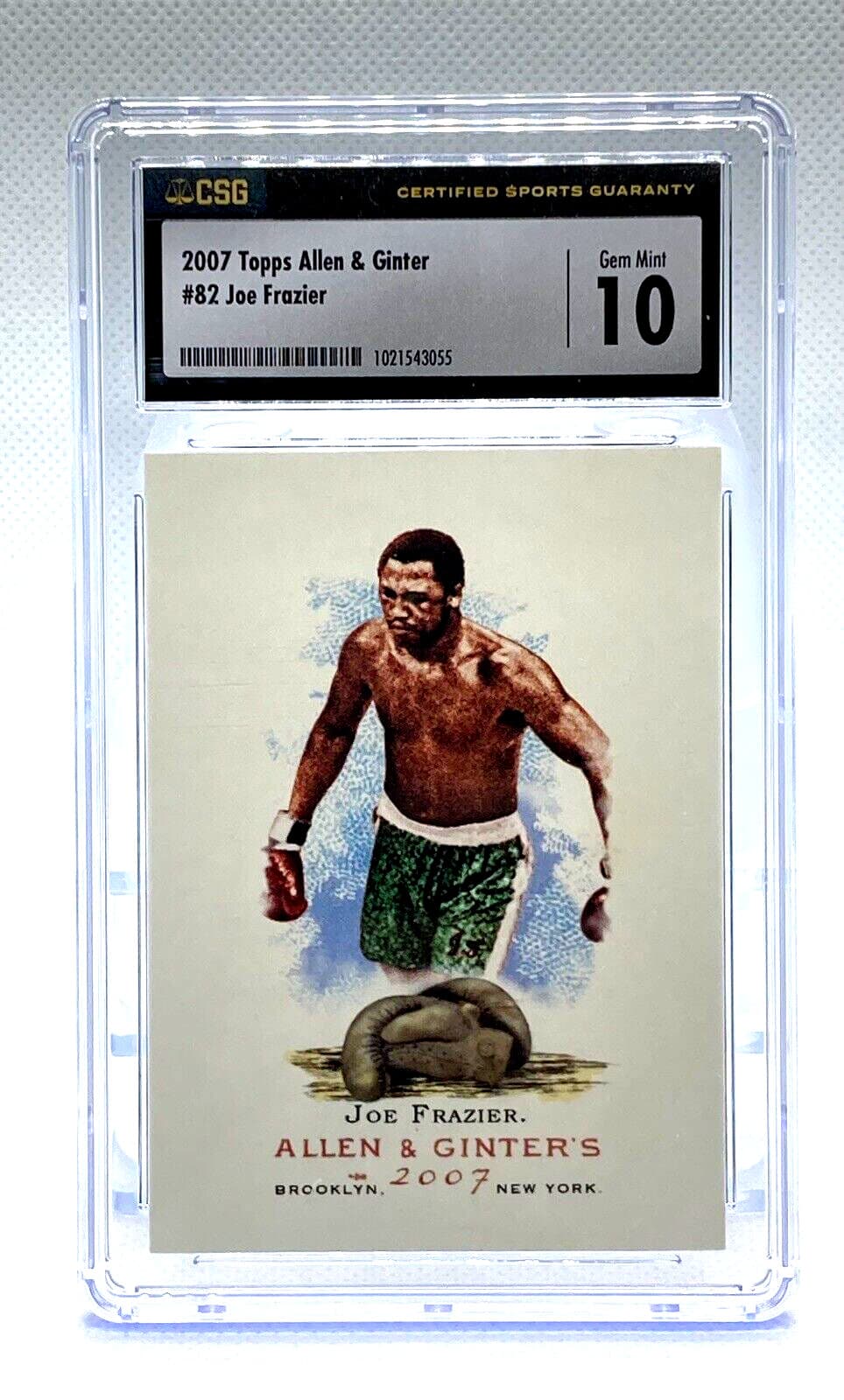 Joe Frazier trading card
