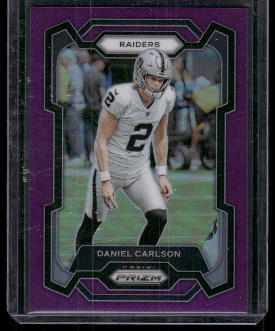 Daniel Carlson Purple 2023 Panini Prizm 2023 Panini Prizm