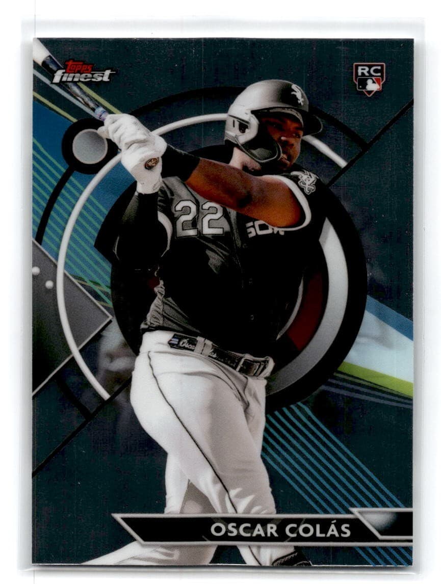 Oscar Colas White 2023 Topps Finest 2023 Topps Finest