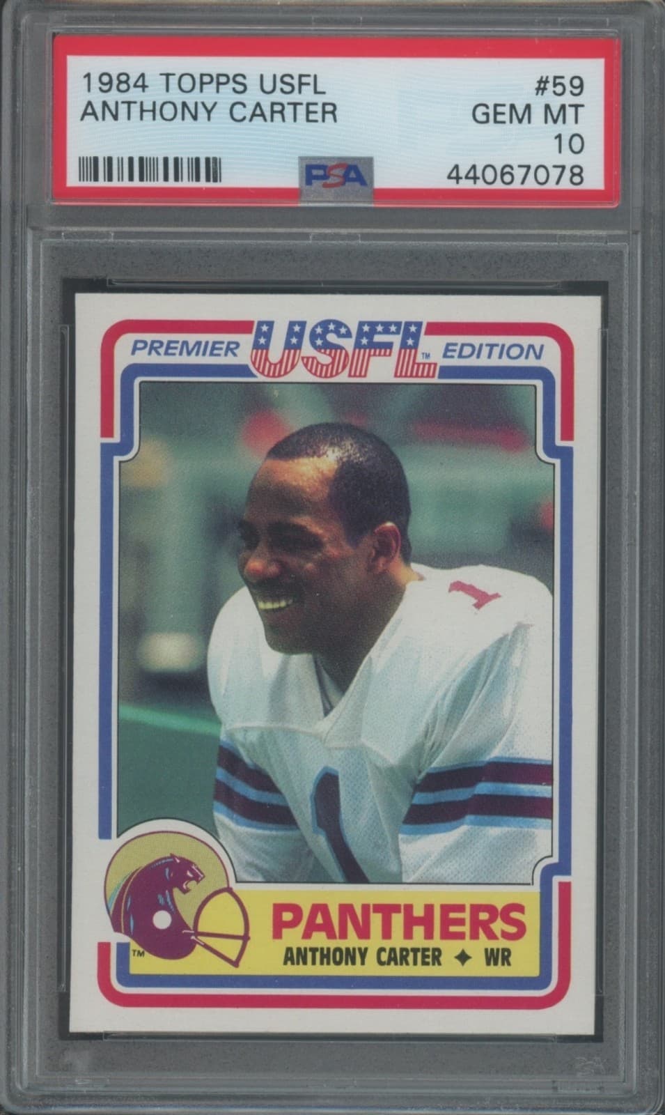Football Anthony Carter 1984 Topps 1984 Topps