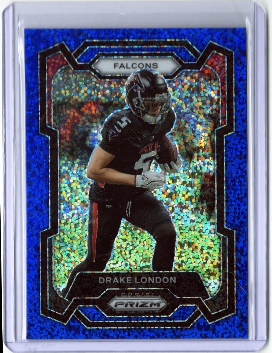 Drake London Blue 2023 Panini Prizm 2023 Panini Prizm