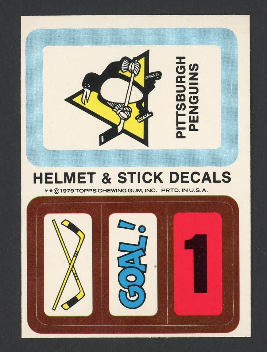 -80 Hockey PITTSBURGH PENGUINS 1979 Topps 1979 Topps