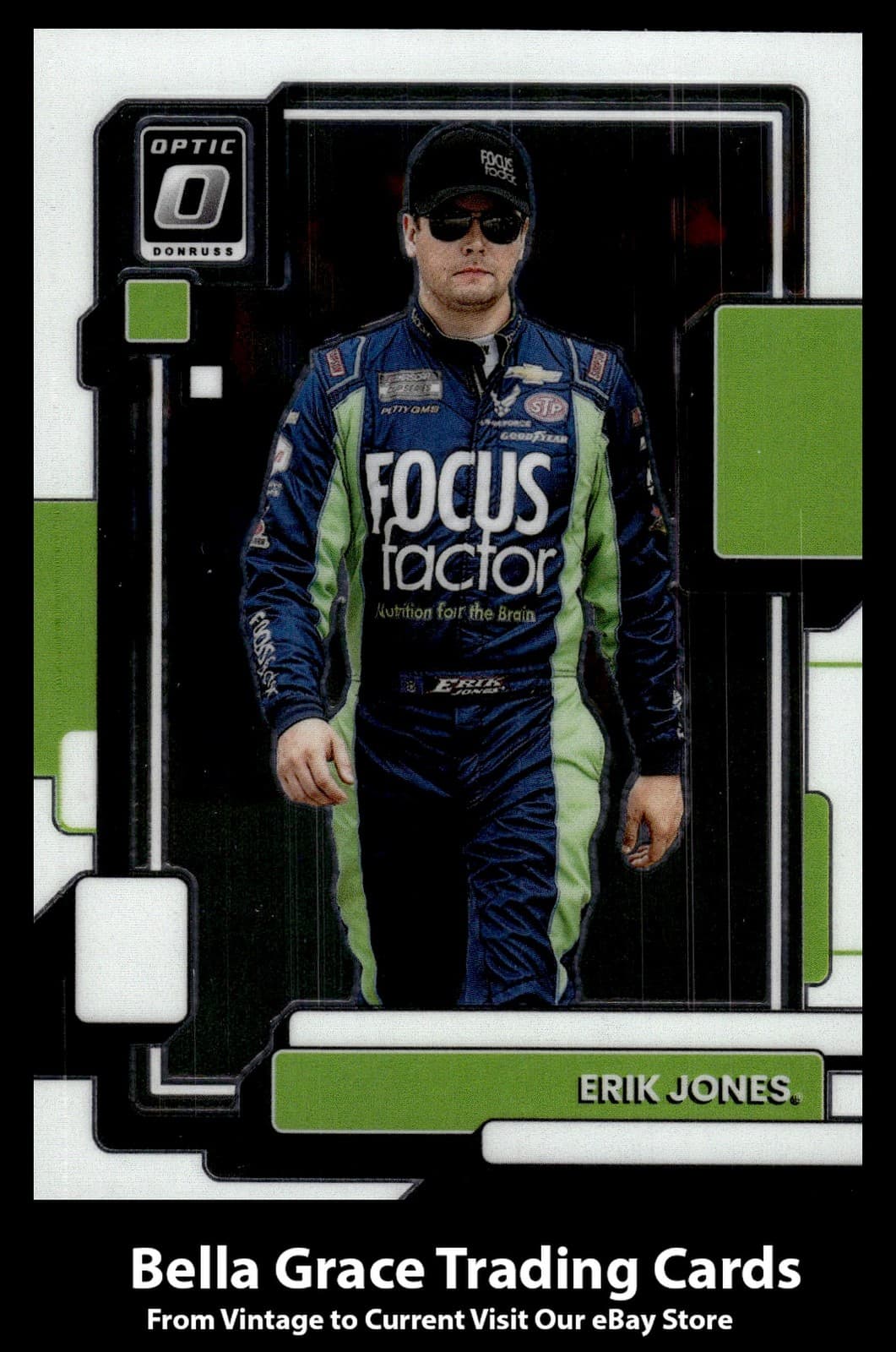 Erik Jones trading card